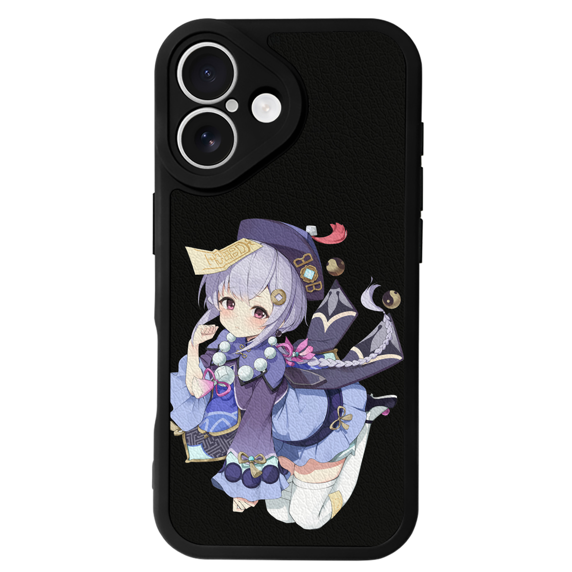 げんし神 七七 なな  genshin Nana 【iPhone 16シリーズ対応】シリコンスマホケース（レザー調） 材質：シリコン